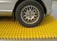 πλαστικό πάτωμα τρυπών 38MM τετραγωνικό που ξύνει το κίτρινο ελεύθερο δείγμα χρώματος προμηθευτής