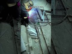 Δείτε Πλέγμα από Πλαστικό Ενισχυμένο με Ίνες Γυαλιού FRP, Πλέγματα GRP, Δάπεδο Διαδρόμου, Επίδειξη