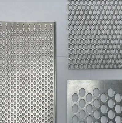 201/304/316L Stainless Steel Aluminum Galvanized Perforated Metal Sheet Mesh Mechanical Filter Screen
