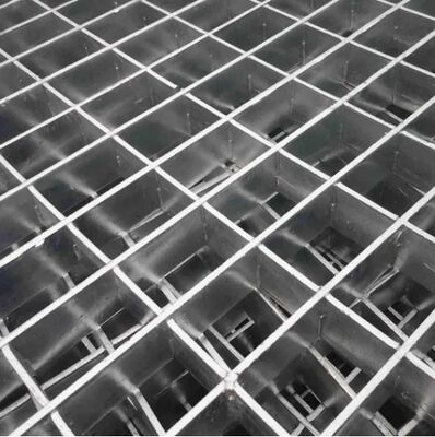 Heavy-Duty Hot Dip Galvanized Steel Grating with 25x5mm Bearing Bar for Industrial Platforms and Walkways