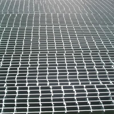 Ζεστό-Dip Ζαλβανισμένο Χάλυβα Grating Σκάλα Περπατητή με Αντικαρδιστική επιφάνεια και Προσαρμόσιμα μεγέθη για την κατασκευή